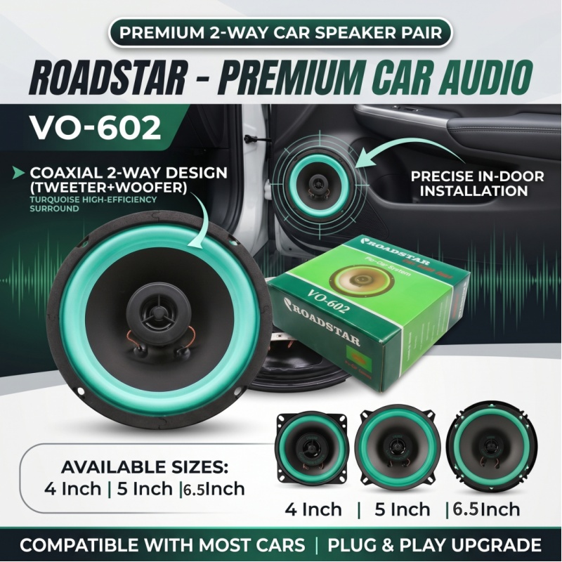 4/5/6.5 Inch Car Speakers Coax - đánh giá và giá Audio Universal Music