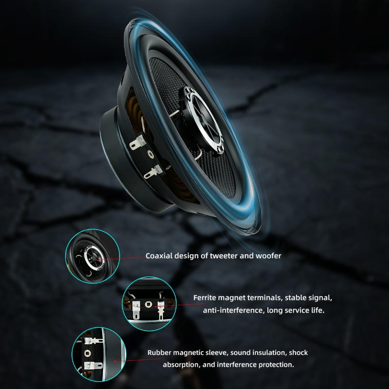 2pcs 6.5 Inch Coaxial Speaker  - đánh giá và giá Audio Universal Music
