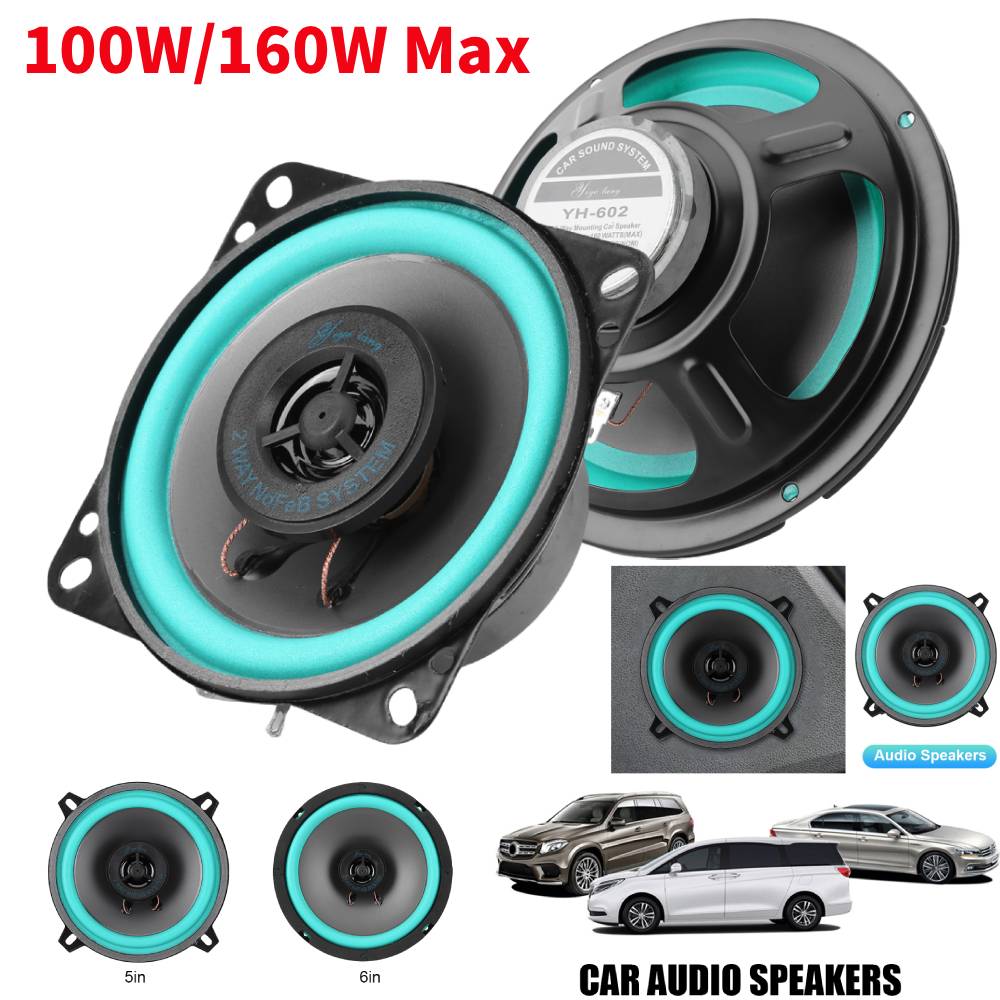4/5/6 Inch Car Speakers 100W/1 - đánh giá và giá Audio Universal Music