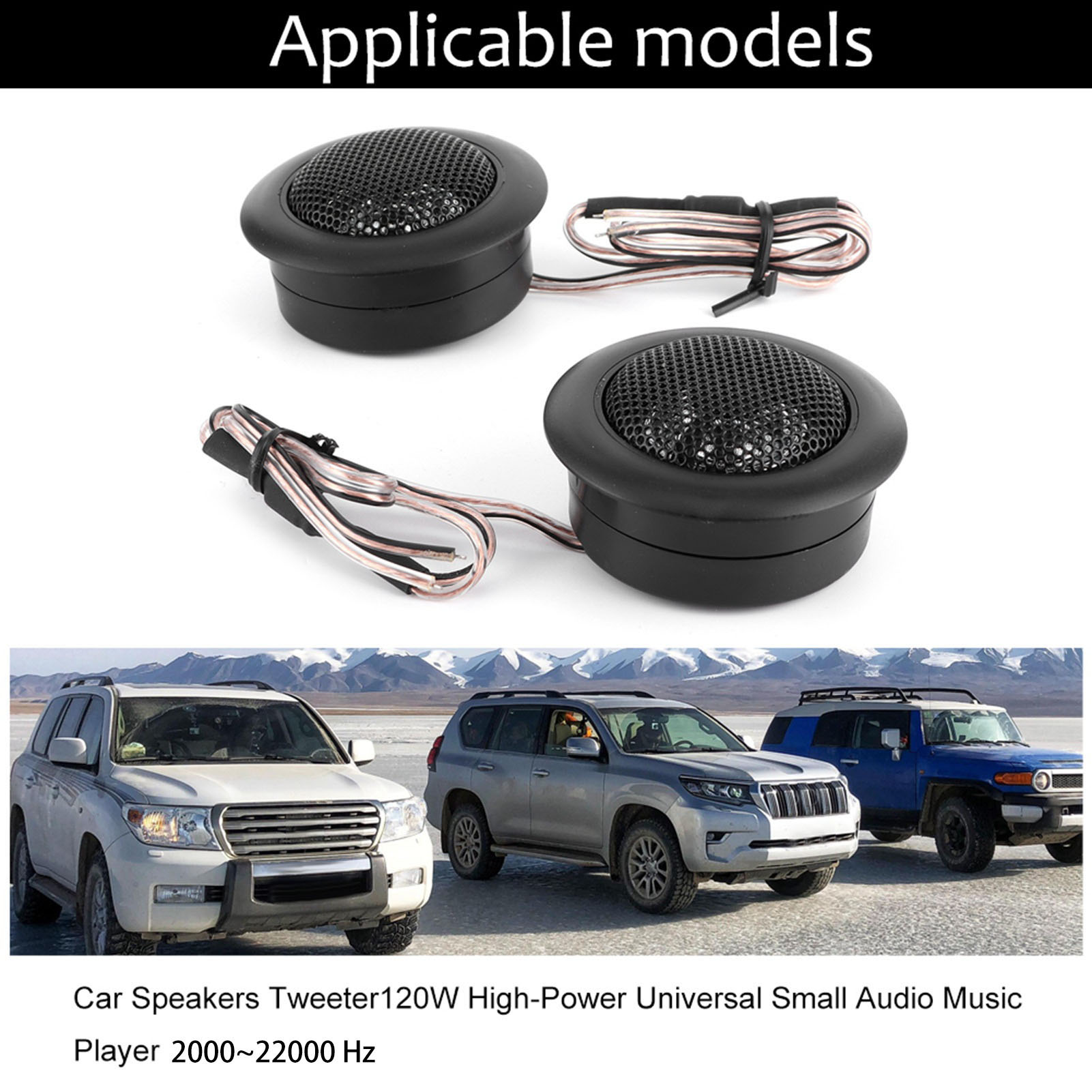 2Pcs Car Speakers Tweeter 120W - đánh giá và giá Audio Universal Music