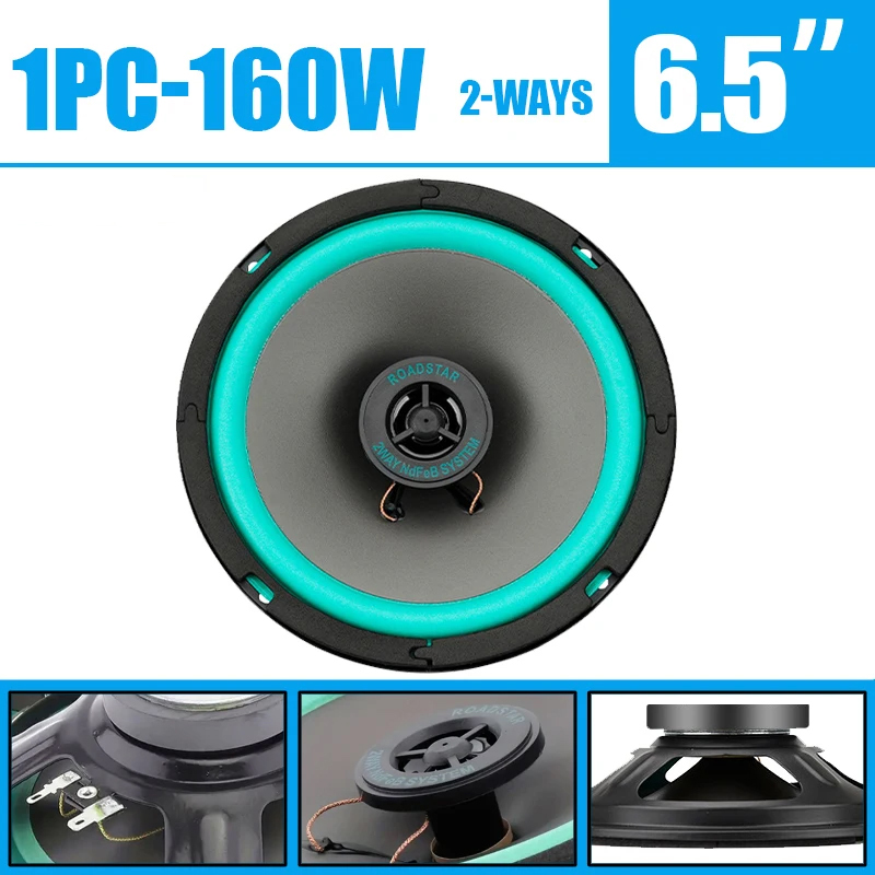 1PC 160W 6.5 Inch Car Coaxial  - đánh giá và giá Audio Universal Music