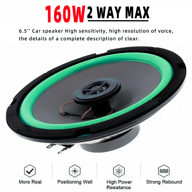 1PC 160W 6.5 Inch Car Coaxial  - đánh giá và giá Audio Universal Music
