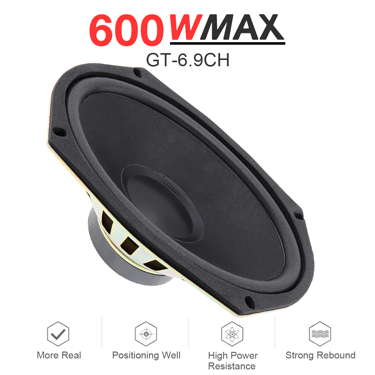 1 / 2 Piece 6x9 Inch 600W Univ - đánh giá và giá Audio Universal Music